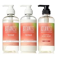BOTANIST スムースシャンプー トリートメント ボディソープ 3個セット Amazon | BOTANIST ボタニスト シャンプー トリートメント ボディー